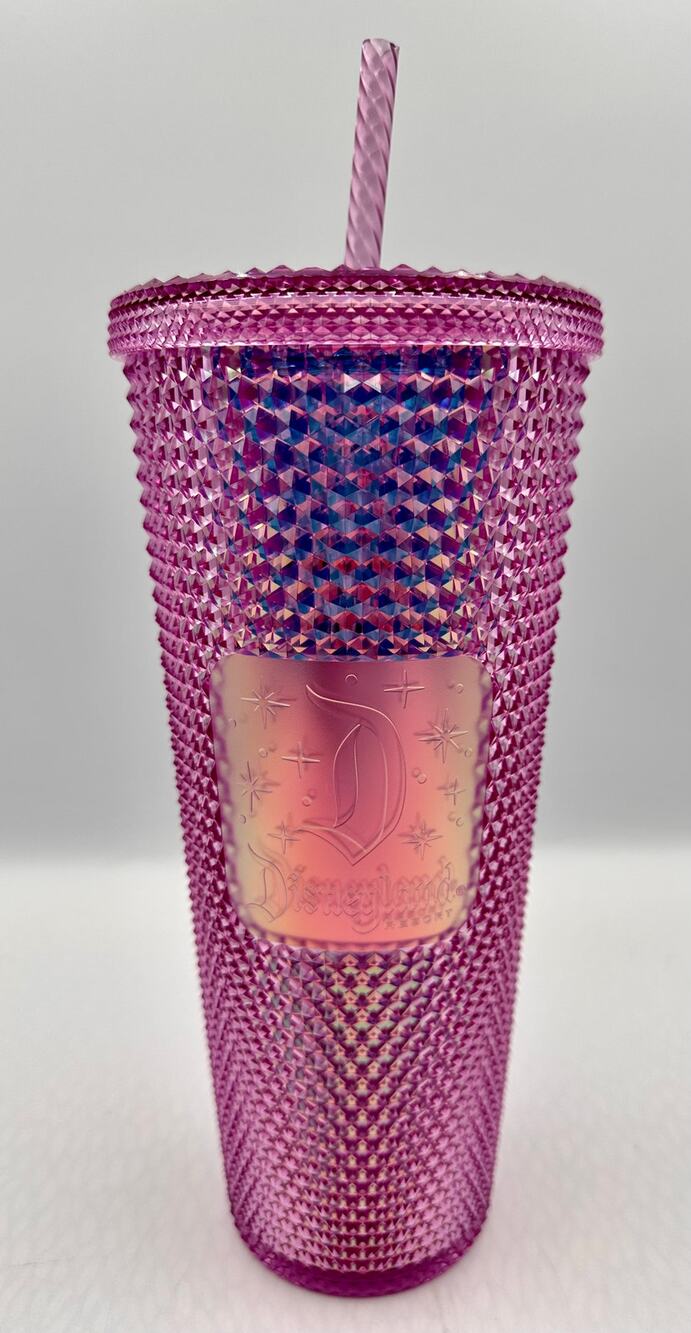 Disneyland + Starbucks 50th Limited Edition Magical Pink Iridescent Studded Cup